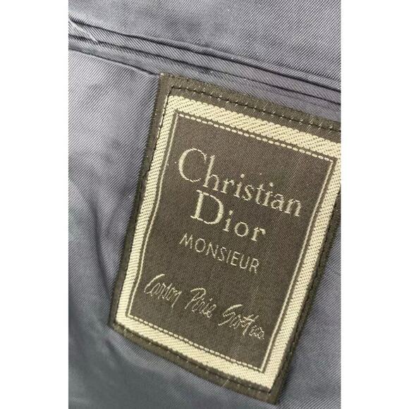 Christian Dior Monsieur Men's Blue Wool Blazer Size L Business Classic Designer - Picture 6 of 7